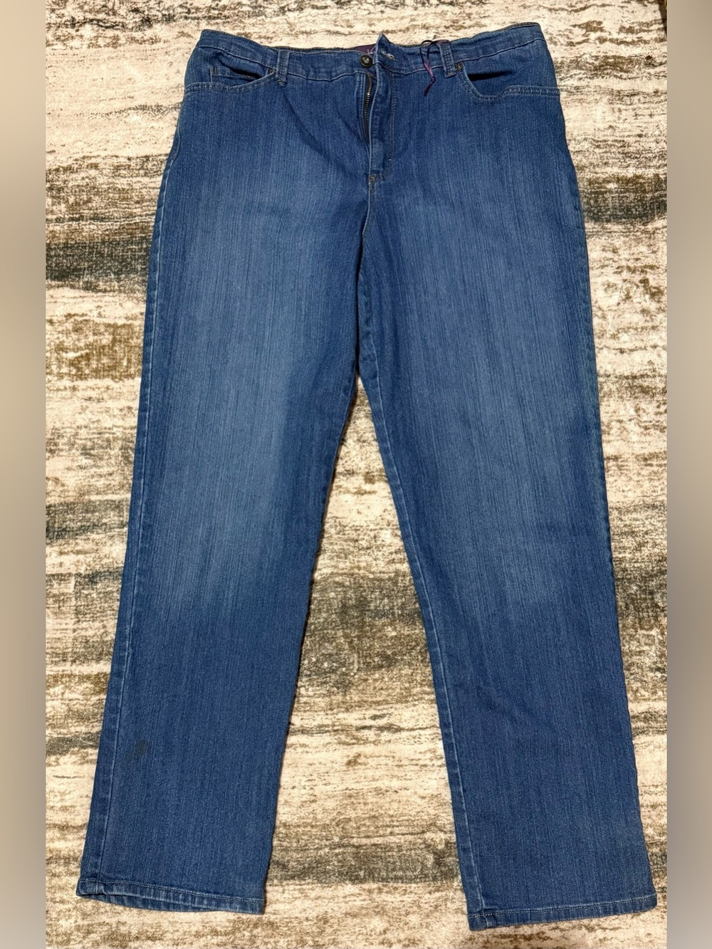 Gloria Vanderbilt-size 16 denim jeans bedazzled back pockets